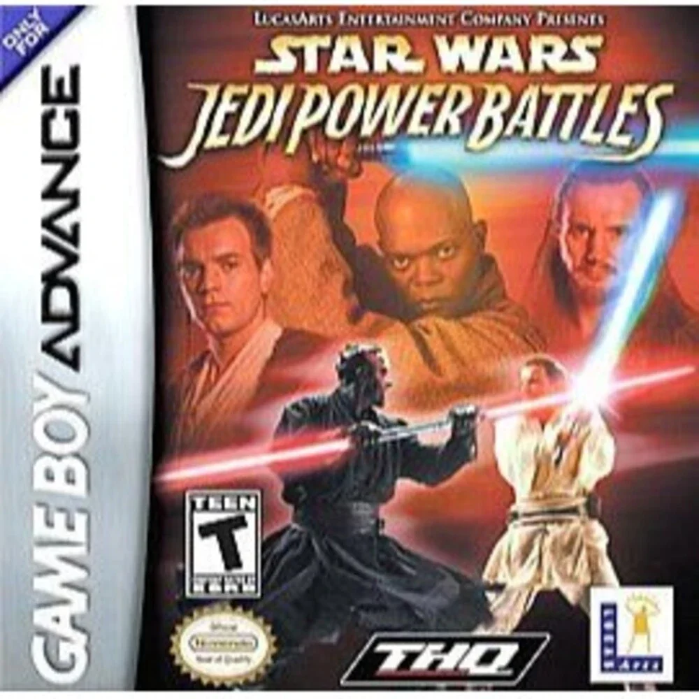 Nintendo GBA Game Boy Advance Star Wars: Jedi Power Battles Tested Works
